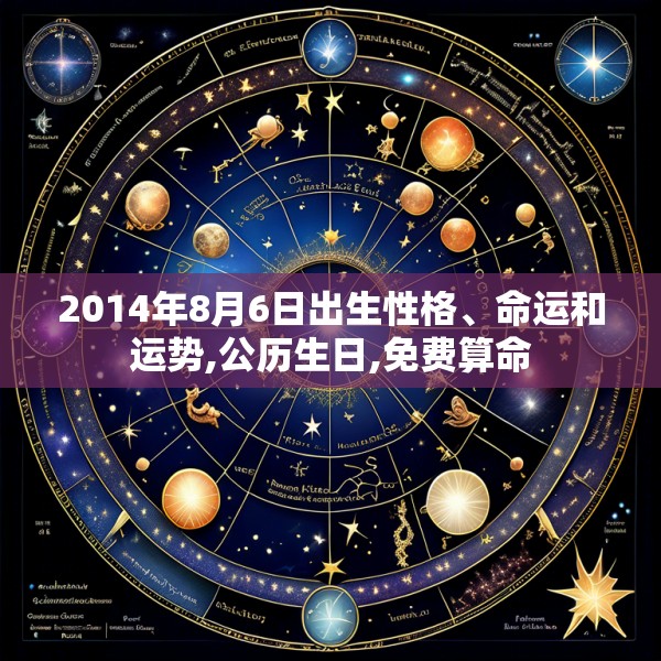 2014年8月6日出生性格、命运和运势,公历生日,免费算命