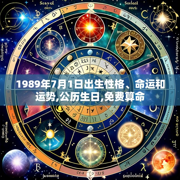 1989年7月1日出生性格、命运和运势,公历生日,免费算命