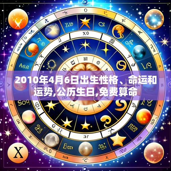 2010年4月6日出生性格、命运和运势,公历生日,免费算命