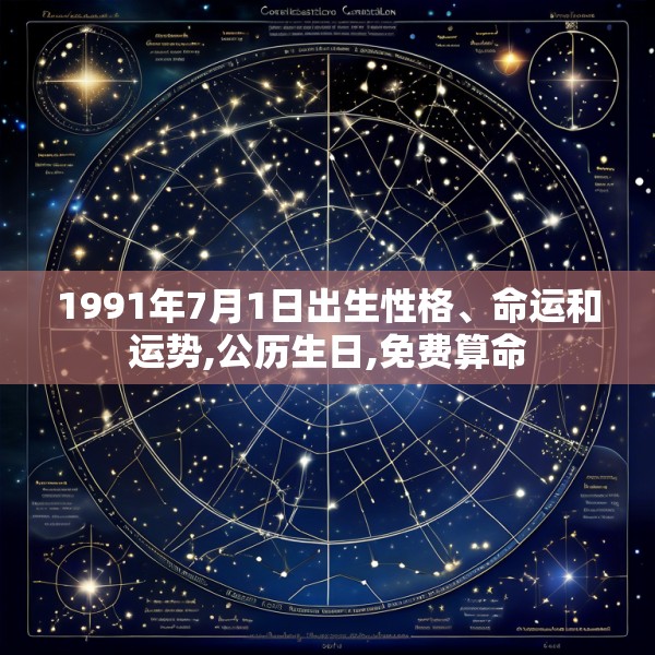 1991年7月1日出生性格、命运和运势,公历生日,免费算命
