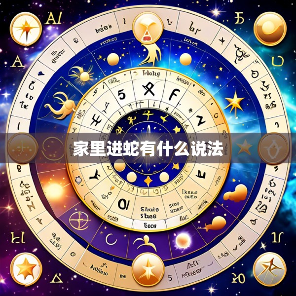 家里进蛇有什么说法