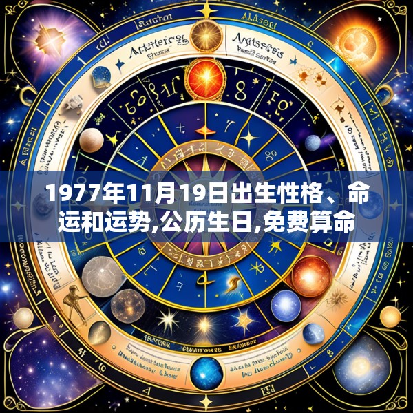 1977年11月19日出生性格、命运和运势,公历生日,免费算命