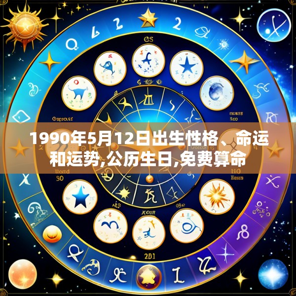 1990年5月12日出生性格、命运和运势,公历生日,免费算命