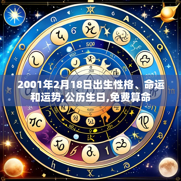 2001年2月18日出生性格、命运和运势,公历生日,免费算命