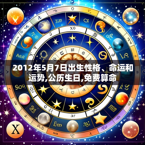 2012年5月7日出生性格、命运和运势,公历生日,免费算命