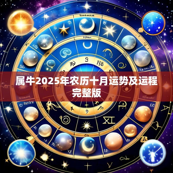 属牛2025年农历十月运势及运程完整版