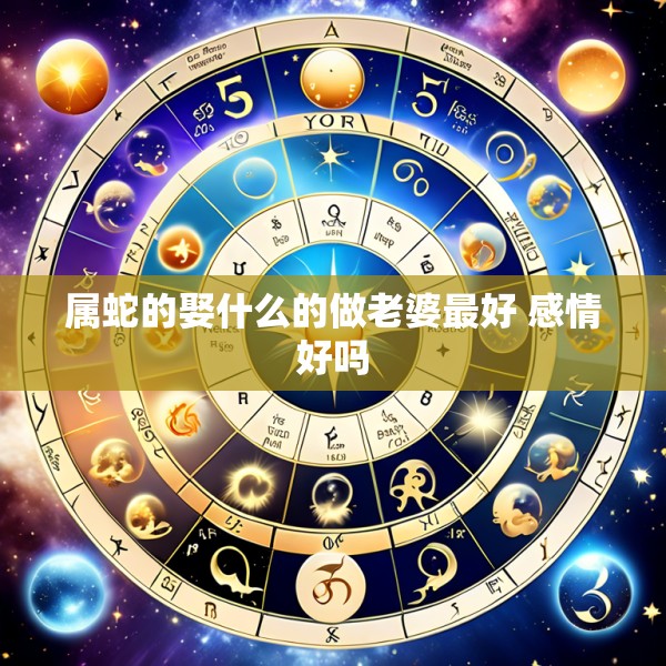 属蛇的娶什么的做老婆最好 感情好吗
