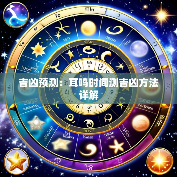吉凶预测:耳鸣时间测吉凶方法详解