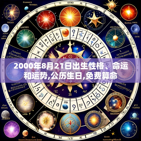 2000年8月21日出生性格、命运和运势,公历生日,免费算命