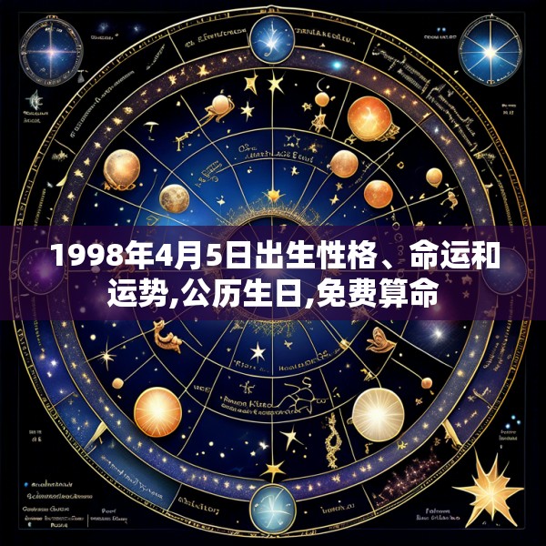 1998年4月5日出生性格、命运和运势,公历生日,免费算命