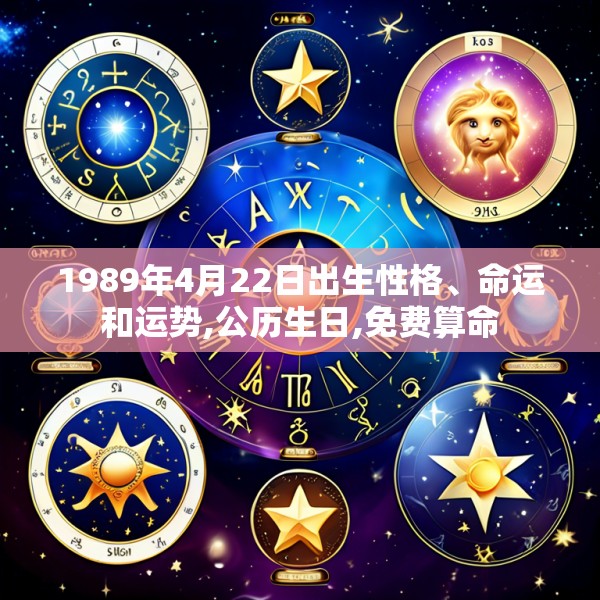 1989年4月22日出生性格、命运和运势,公历生日,免费算命