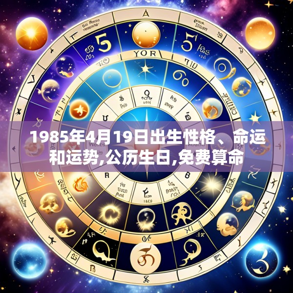 1985年4月19日出生性格、命运和运势,公历生日,免费算命