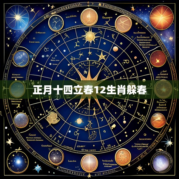 正月十四立春12生肖躲春