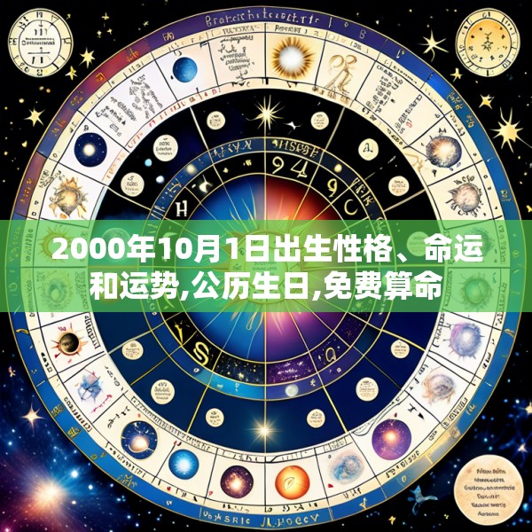 2000年10月1日出生性格、命运和运势,公历生日,免费算命