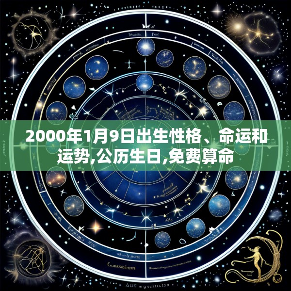 2000年1月9日出生性格、命运和运势,公历生日,免费算命