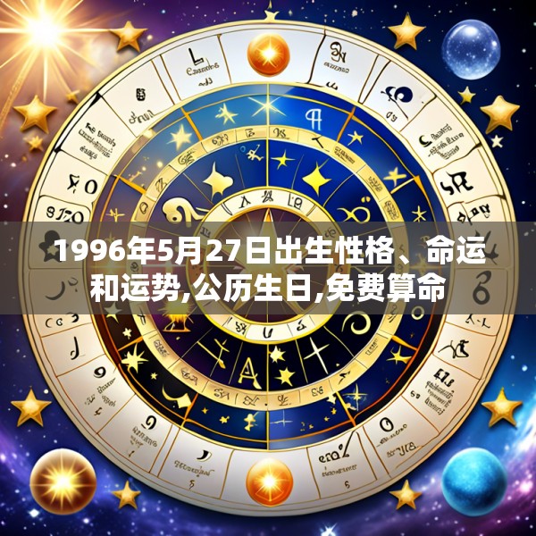 1996年5月27日出生性格、命运和运势,公历生日,免费算命