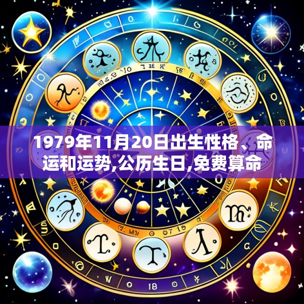 1979年11月20日出生性格、命运和运势,公历生日,免费算命