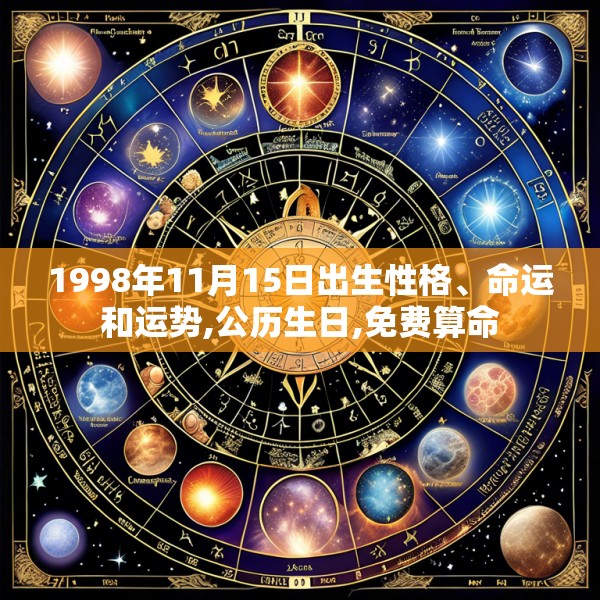 1998年11月15日出生性格、命运和运势,公历生日,免费算命
