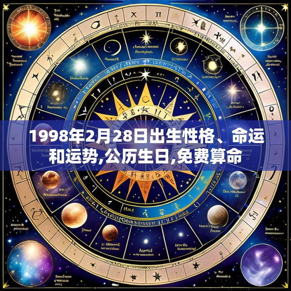 1998年2月28日出生性格、命运和运势,公历生日,免费算命