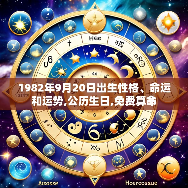 1982年9月20日出生性格、命运和运势,公历生日,免费算命