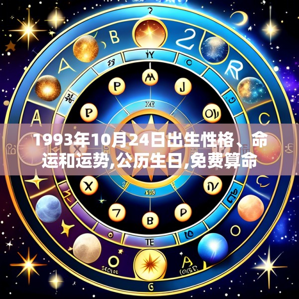 1993年10月24日出生性格、命运和运势,公历生日,免费算命