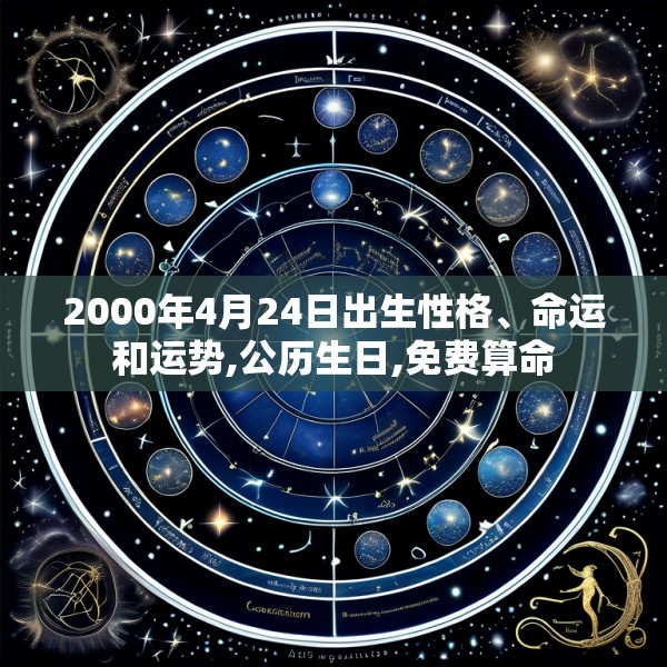 2000年4月24日出生性格、命运和运势,公历生日,免费算命
