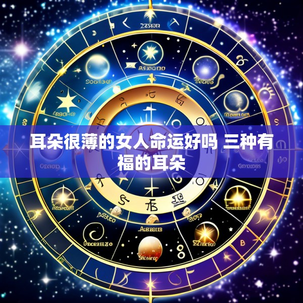 耳朵很薄的女人命运好吗 三种有福的耳朵