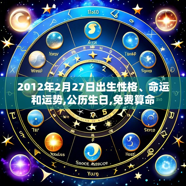 2012年2月27日出生性格、命运和运势,公历生日,免费算命