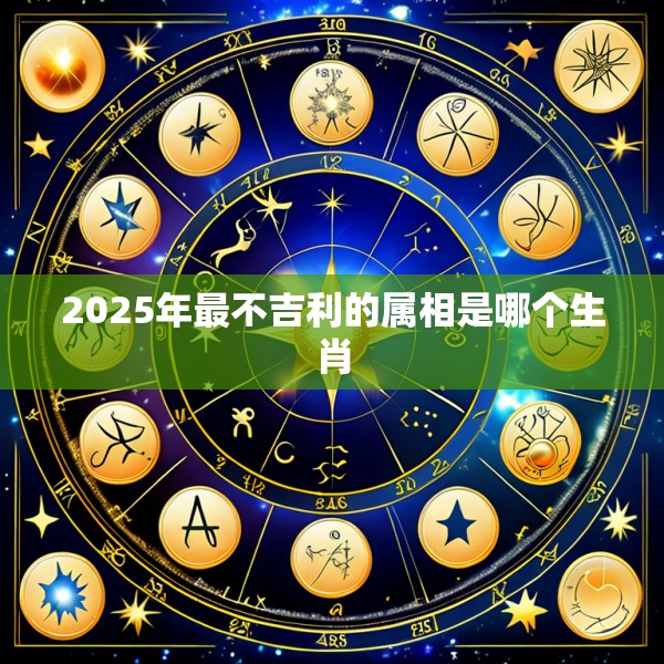2025年最不吉利的属相是哪个生肖