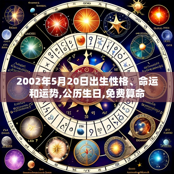 2002年5月20日出生性格、命运和运势,公历生日,免费算命