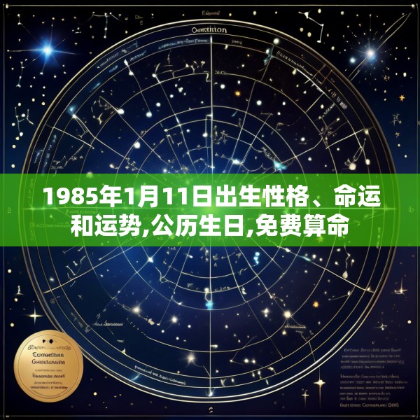 1985年1月11日出生性格、命运和运势,公历生日,免费算命