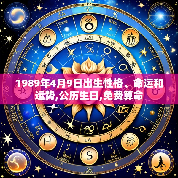 1989年4月9日出生性格、命运和运势,公历生日,免费算命