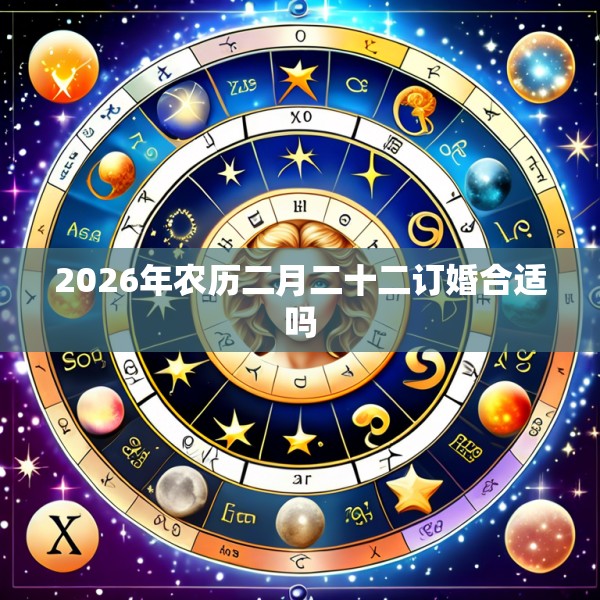 2026年农历二月二十二订婚合适吗