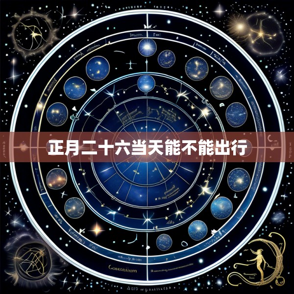 正月二十六当天能不能出行