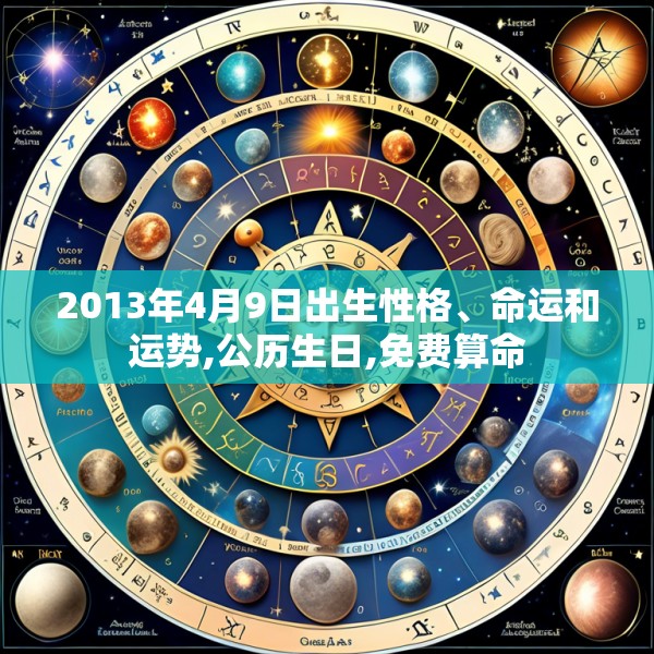 2013年4月9日出生性格、命运和运势,公历生日,免费算命