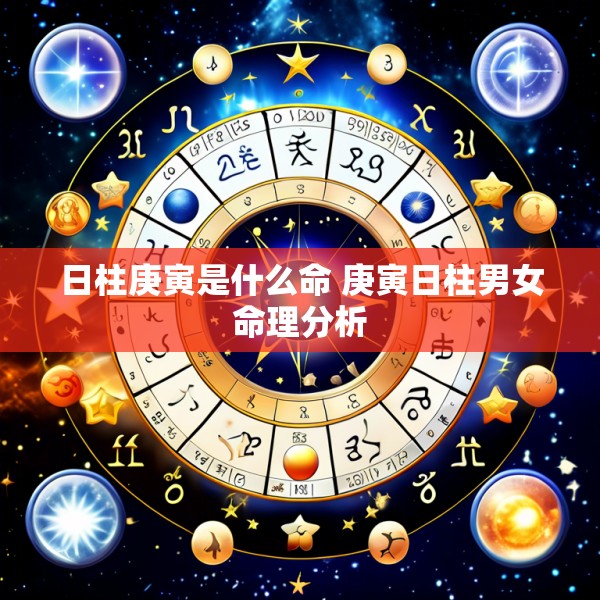 日柱庚寅是什么命 庚寅日柱男女命理分析