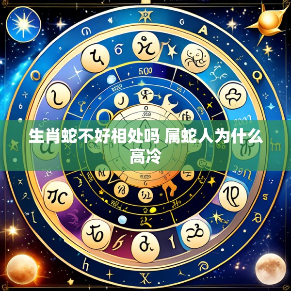 生肖蛇不好相处吗 属蛇人为什么高冷