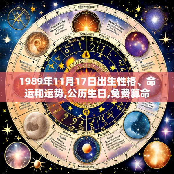 1989年11月17日出生性格、命运和运势,公历生日,免费算命