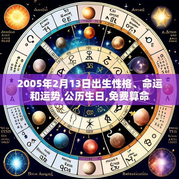 2005年2月13日出生性格、命运和运势,公历生日,免费算命
