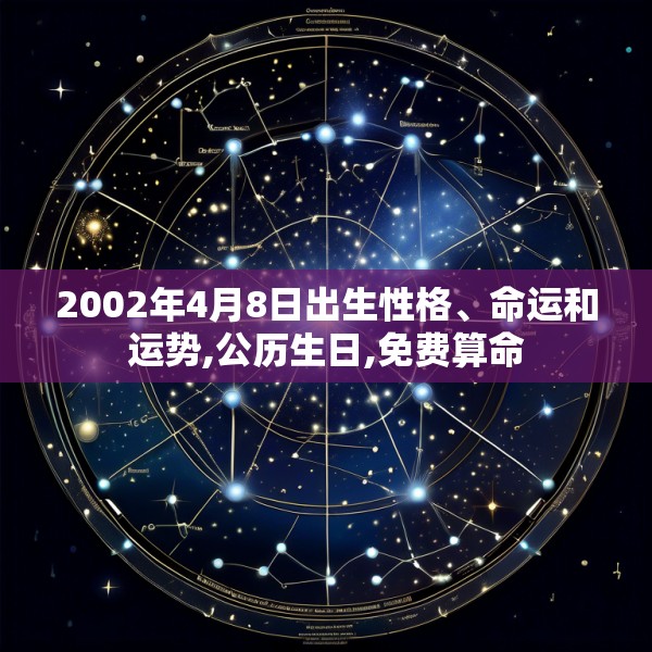 2002年4月8日出生性格、命运和运势,公历生日,免费算命