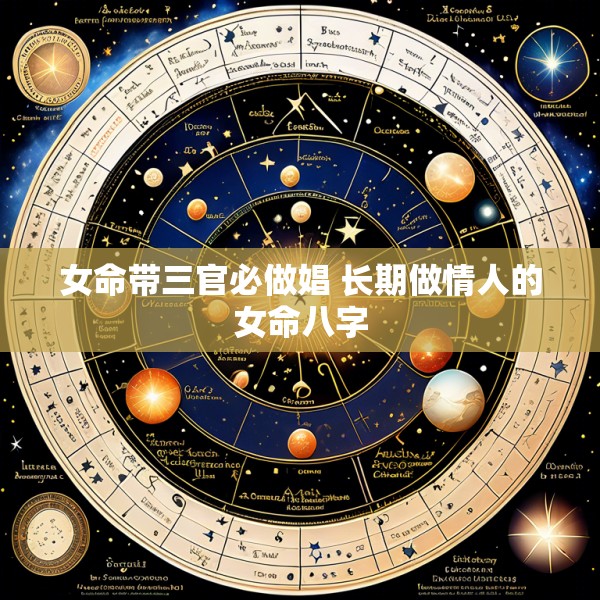 女命带三官必做娼 长期做情人的女命八字