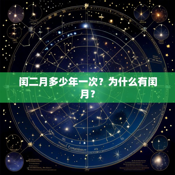 闰二月多少年一次？为什么有闰月？