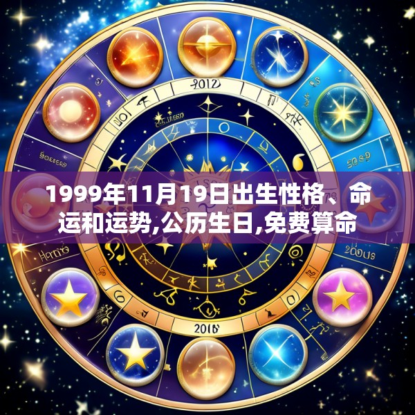 1999年11月19日出生性格、命运和运势,公历生日,免费算命