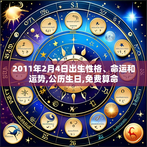 2011年2月4日出生性格、命运和运势,公历生日,免费算命