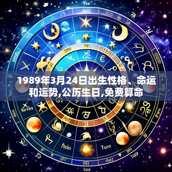 1989年3月24日出生性格、命运和运势,公历生日,免费算命