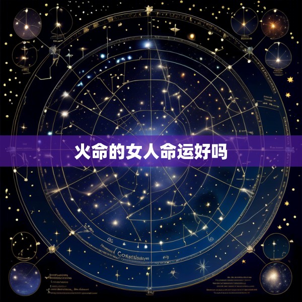 火命的女人命运好吗