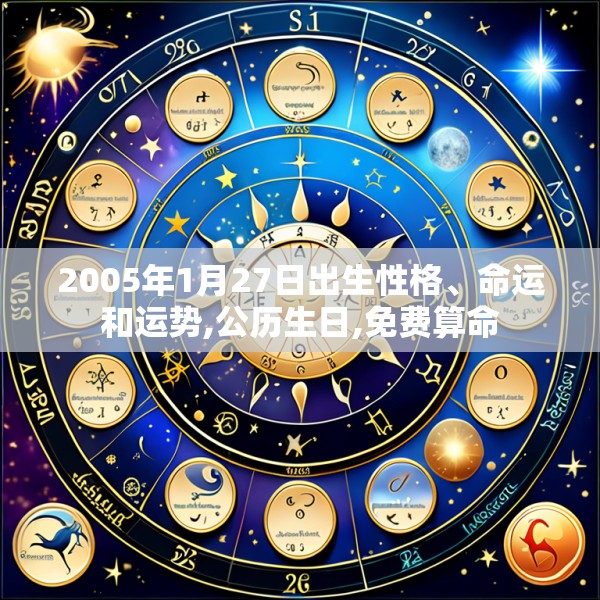 2005年1月27日出生性格、命运和运势,公历生日,免费算命