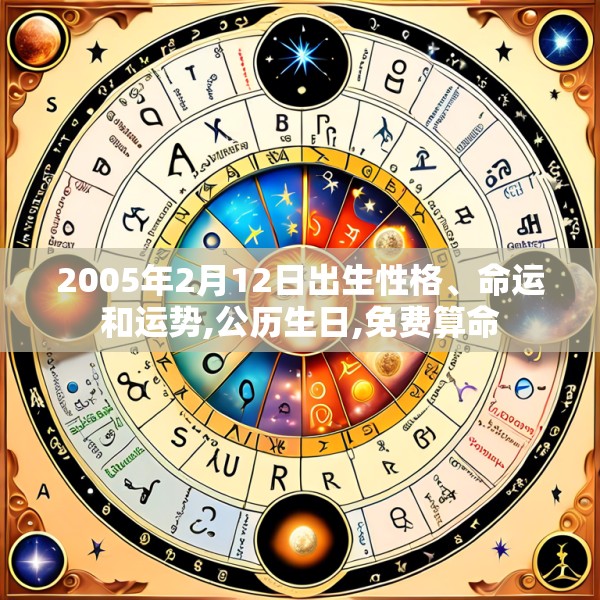 2005年2月12日出生性格、命运和运势,公历生日,免费算命