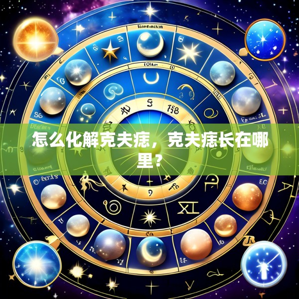 怎么化解克夫痣，克夫痣长在哪里？