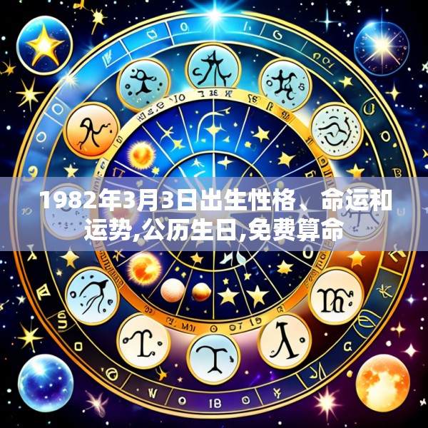 1982年3月3日出生性格、命运和运势,公历生日,免费算命